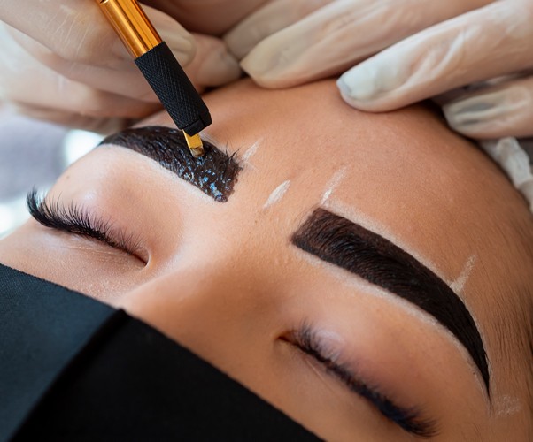 Comfortable and chic waiting area in Monaco Beauty salon